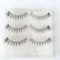 Hot selling Sharpened by hand Natural Slim Eye tail lengthened and Encrypted Tapered false strip eyelashes SG20